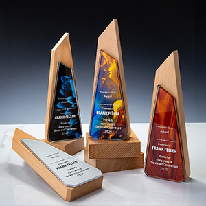 Crystal Award Trophy