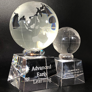 Crystal Award Trophy