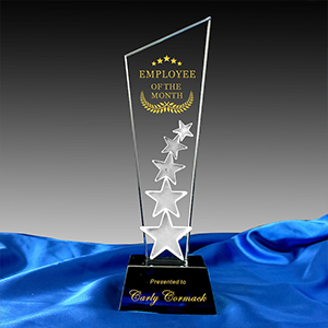 Crystal Award Trophy