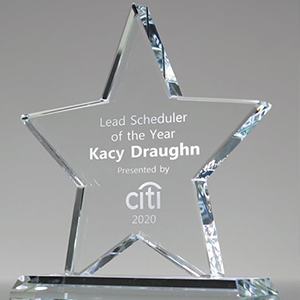 Crystal Award Trophy